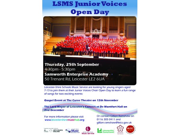 LSMS Junior Voices Open Day