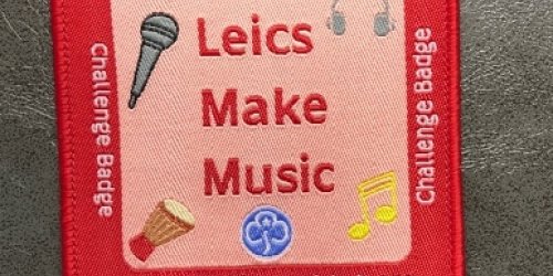 Leics Make Music - Girlguiding Badge Launch!