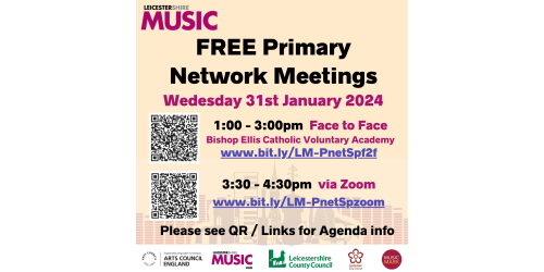 Primary Music Network Meeting – Face to Face