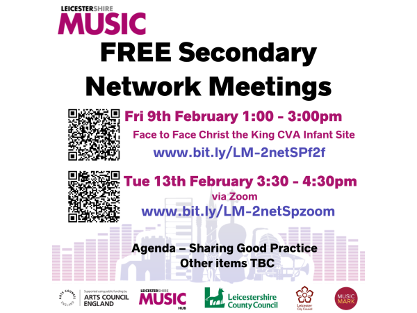Spring Term Secondary Network Meeting - Online