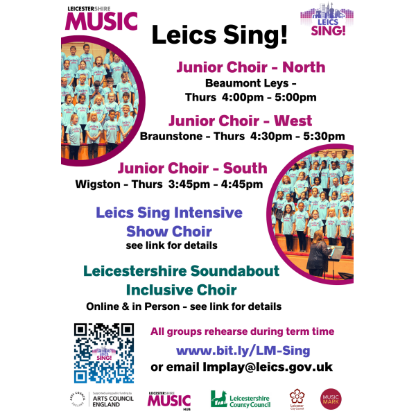 Join our Junior Choir & take part in the Music for Youth National Festival on 9th March!